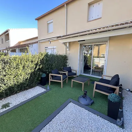 Pavillon Climatise 6 Pers, Piscine, Terrasse Ensoleillee, Proche Mer/commerces - Fr-1-781-34 * Valras-Plage